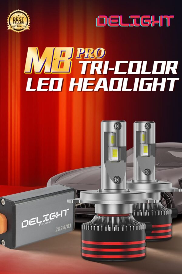 Metro Tech-M8 PRO - 195W All Model With 2 Years Warranty - 25000LM Best Cool White LED Headlight & Fog Light For Car - Image 4